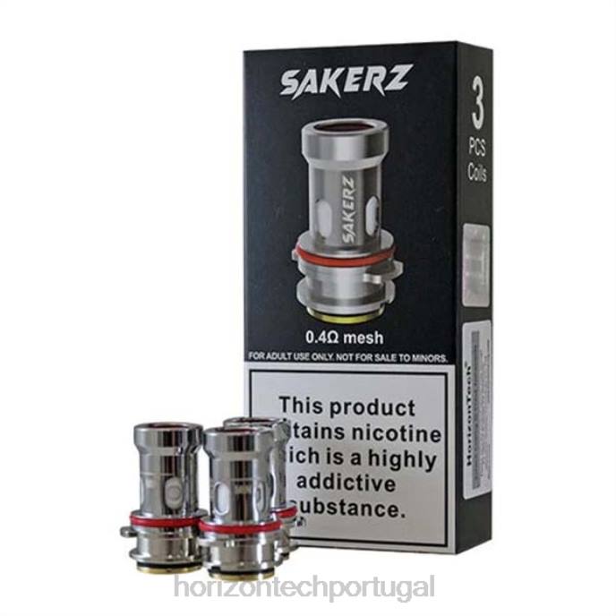 Horizon Tech Company | HorizonTech Sakerz bobinas (pacote com 3) 0,4 ohm (pacote com 3) 628D159