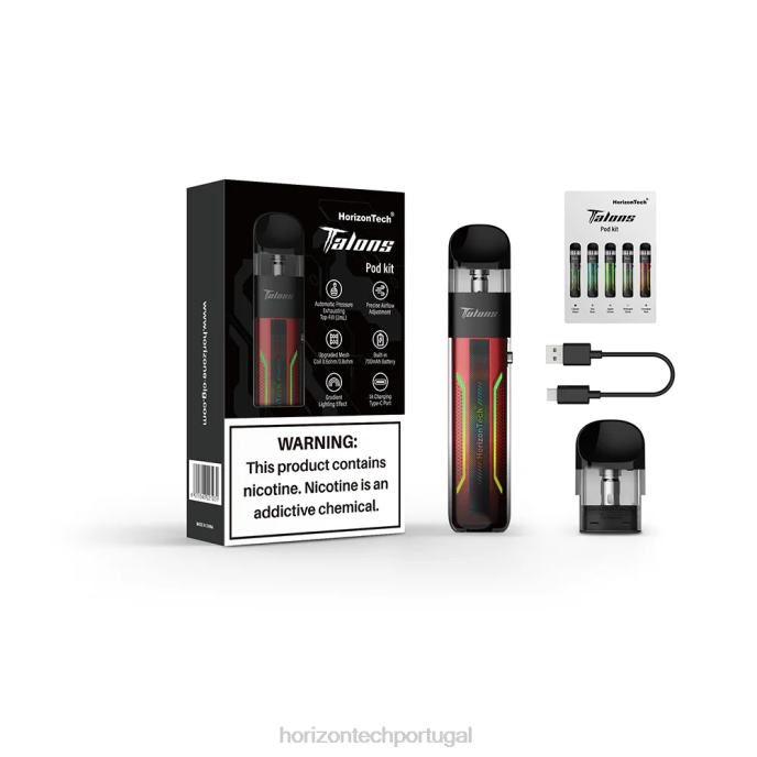 Horizon Tech Vape Coils | HorizonTech Talons kit iniciante cinábrio vermelho 628D202
