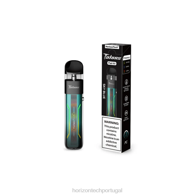 Horizontech Disposable Vape | HorizonTech Talons sistema de pod céu azul 628D199