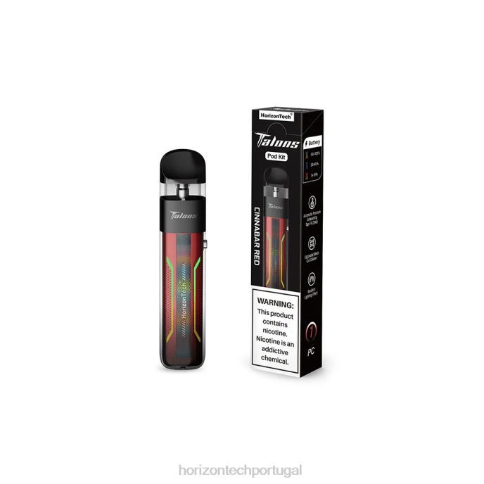 Horizontech Vape Kit | HorizonTech Talons sistema de pod cinábrio vermelho 628D198
