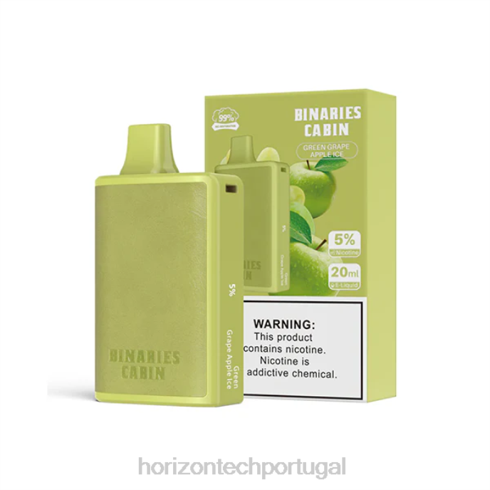 gelo de maçã com uva verde