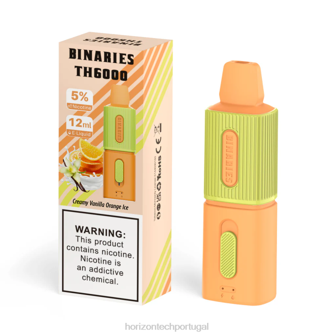Gelo cremoso de baunilha e laranja